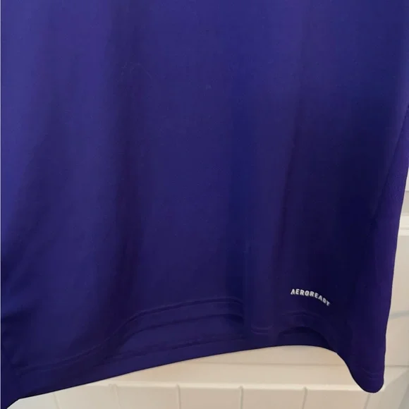 Adidas Men's Purple Sports Shirt aeroready small - Picture 2 of 5